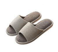 House Slippers - Women's Open Toe Slippers Striped Slippers Indoor Slippers Home Slipper Relaxed Slippers Breathable Silent Slippers, C, 7 UK