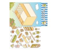 House Stickers - Convenient Junk Journal Cutouts Scene | Miniature Cut Scenes from Landscape Scenes Collage Sticker Book, Make Your Own Flower Room Library for Kids Adults