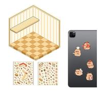 House Stickers - Funny Capybara Fast Food Restaurant Stickers Scenes,Cute Make Your Own, Fun Room for Children's Day, Birthday Or Parties