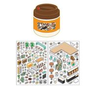 House Stickers | Sticker Book Activity for Kids | Summer Sticker Sheets | Make A Face Stickers | Mix and Match Stickers | Make Your Own House Stickers for Childern Play and Adult Creative Landscape