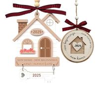 House Warming Gifts New Home 2025, 2-Piece Hanging Decorations for New Homeowners, Unique Housewarming Gift Ideas for Couples and First-Time Home Buyers, Sentimental New House Gift