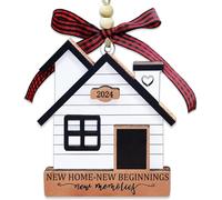 House Warming Gifts New Home, Housewarming Gifts for New House, Housewarming Gift Presents for Women/Couple, Christmas New Home Gifts for Home, New Home Owners Gift, Wooden New Home Ornament 2024 A