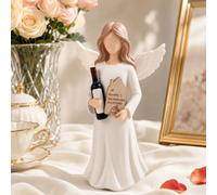 House Warming Gifts New Home, Ideas Sculpted Hand-Painted Guardian Angel | New House Essentials for Couple, Women, Men, Homeowner, First Time HomeBuyers Moving In Presents, House Decorations
