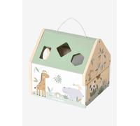House with Wooden Shapes - FSC® Certified green