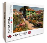 House Wooden Jigsaw Puzzles 39x28in, Landscape Jigsaw Puzzles 2000 Pieces for Adults with Box, Back Lettering Easy to Distinguish, Educational Challenging Game, Summer Decor, Beautiful Gifts, D-8985