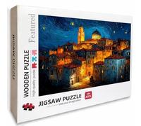 House Wooden Jigsaw Puzzles 48x32in, Starry Sky Jigsaw Puzzles 3000 Pieces for Adults with Box, Back Lettering Easy to Distinguish, Educational Challenging Game, Summer Decor, Beautiful Gifts, L-2548