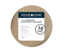 House2Home Upholstery Tack Strip, 1/2 Inch x 10 Yard Roll, Great for Making Professional Edges on Furniture, Couch, Chair, and Sofa, Includes Instructions