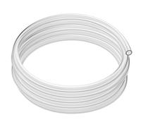 Houseables Clear Tubing, Tubing, Clear Hose, 1/2” ID x 5/8” OD, 10FT, Plastic Tube, Vinyl, Flexible, PVC, Food Grade, Industrial Flex Pipe For Water, Brewing Hose, Beverage Pump, Homebrew, Wine Siphon