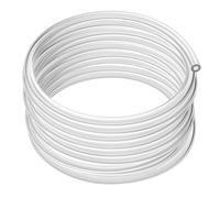 Houseables Clear Tubing, Tubing, Clear Hose, 3/8”ID x 1/2”OD, 100FT, Plastic Tube, Vinyl, Flexible, PVC, Food Grade, Industrial Flex Pipe For Water, Brewing Hose, Beverage Pump, Homebrew, Wine Siphon