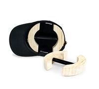 Houseables Hat Stretcher for Fitted Hats, One Size Fits All, Wooden, Heavy Duty, Adjustable Jack Fitting Cowboy, Baseball, Straw, Womens Mens Caps, Felt, Oval, Fedora, Cap Shaper and Maintainer Brown
