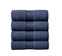 HOUSEGADS Premium Hand Towels For Bathroom & Kitchen 100% Egyptian Cotton 550 GSM Super Soft & Absorbent, Quick Dry, Hotel & Spa Quality Thick Hand Towels (50 X 80 CM) (4, Navy Blue)