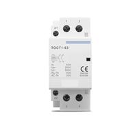 Household AC Contactor 2P 40A 63A 220V/ 230V 50/60Hz Din Rail Household AC Modular Contactor TOCT1 2NO 1NO1NC 2NC(40A,2NC)