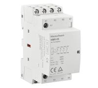 Household AC Contactor, HSR1-25, Ie 25A, 4 Pole, Four Normally Closed, AC/DC 24V Coil Voltage, 35mm DIN Rail Mount