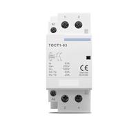 Household AC Contactor TOCT1 2P 63A 1NC1NO 2NO 2NC 220V/230V 50/60Hz Din Rail Household AC Modular Contactor(1NO1NC)