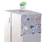 Household Appliances Cover - Fridge Cover, Washing Machine Cover, Decorative Dust Cover with Side Pockets, Waterproof Oxford Protective Case 67 x 26 Inches for Kitchen, Dryer and Home Appliances