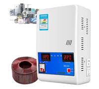 Household Automatic Voltage Regulator, 220V Single Phase AC Voltage Stabilizer 8800W-30000W, Voltages Stabiliser Transformer With Dual Protection & LCD Screen For Large Appliances (15000W)