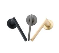 Household Bedroom Wooden Door Zinc Alloy Brushed Gold Split American Style Silent Lock(C-7255 magnetic)