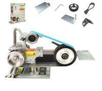 Household Belt Machinebelt Sander, Variable Speed Grinder, Desktop Belts Sanders, Maximum Linear Speed of 85.3ft/s, Vertical Horizontal Polishing Machine, for Metal, Woodworking