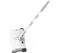 Household Broom Set Sweeper Hand Push Broom Set Combination Household Shovel Wipe The Ground Sweep A Single Broom Artifact(White)