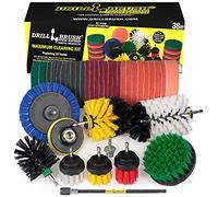 Household Cleaning Kit Drill Brush Set - Car Cleaning Kit - Attachment Brushes for Power Tools - Variety Scrub Brush Set - Toilet Brush Cleaning - Detailing Brush Set - Grout Brush - Clean Bathtub