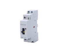 Household Contactor 2P 25A AC230V 50/60HZ Din Rail Contactors 2NO Manual Operation 1Pcs(16A 2NO 230V 2P)