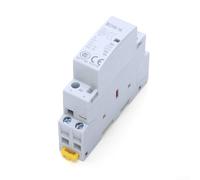 Household Contactor AC230V 2P 16A 2NO, Automatic Module for DIN Rail, Low Noise with Status Display, for Lighting in Hotels and Hospitals