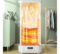 Household Drying Clothes Care Machine, Household Small Quick-Drying Foldable Fully Automatic Steam Ironing Clothes Dryer