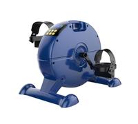 Household Electric Exercise Bike Under Desk Pedal Exerciser , Mini for Arm/Leg , for Seniors with LCD Display Under Desk Exercise Bike(Blue)