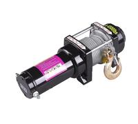 Household Electric Hoist Lifting 12V 13500/4500/3500LBS Winch With Synthetic Rope & Wireless Remote For 4X4 ATV/Truck/Trailer Recovery Emergency(4500LBS)