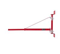 Household Electric Hoist Lifting Electric Hoist Support Arm Swing Holder With Pole Steel Frame 180° Scaffold Winch Lifting For Workshop Garage(300-600kg)
