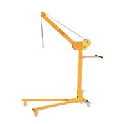 Household Electric Hoist Lifting Mobile Portable Electric Mini Lifting Cranes Folding Hand-cranked Household Frame Multifunctional Manual Hoist(200kg - Hand-cranked)