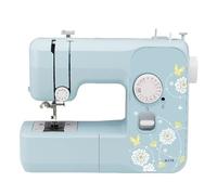 Household Electric Portable Sewing Machines Multi-function Small Overlock Sewing Machine Simple Flat-stitch Embroidery Machine(Blue)