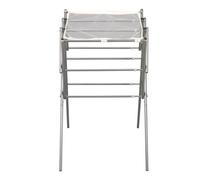 Household Essentials Clothes Drying Rack, Foldable, Expandable and Collapsible Laundry Drying Rack, Silver