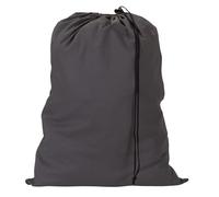 Household Essentials Extra Large Natural Cotton Laundry Bag, Charcoal, Gray