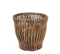 Household Essentials ML-2225 Small Reed Willow Waste Basket