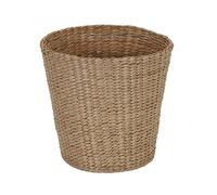 Household Essentials Paper Waste Basket, Cream, Natural Cattail