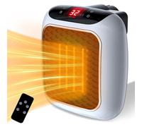 Household Fan Heater, 800w Plug-in Heater 2 Modes Ptc Ceramic Heater Protector With Remote Control Electric Heater Energy Saving