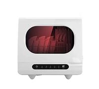 Household Fully Automatic Desktop Dishwasher,Countertop Dishwasher Household Small Desktop Drying and Disinfection Integrated Automatic Installation-Free Dish Washing Machine Rotary Spray 360° Azimut