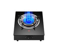 Household Gas Stove,thickened Tempered Glass Panel Easy To Clean,copper Cover High-fire Stove,for Home Use 5.2kw(LPG)