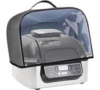 Household Grill Dust Cover Air Fryer Cover Compatible with Ninja Foodi AG301 AG302 AG400, with Storage Pockets Waterproof Clear Front Panel Dust Covers Multi Cooker Protective Covers