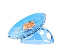 Household Hamster Running Disc Toy Quiet Small Pet Waterproof Cage Rotate Joggings Wheel for Small Pet Quiet Flying Saucers Exercise Wheel