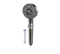 Household Handheld Shower, Head Set Bathroom Booster Purify Bath Tub(Gunmetal Gray Seven)