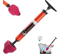 Household High-Pressure Toilet Unblocker, Air Drain Blaster Plumbing Tool, Powerful Plunger for Kitchen Sink, High Pressure Air Drain Clog Remover Plumbing Too