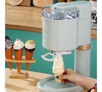 Household Ice Cream Machine, 1L Soft Serve Maker for Home, Bar, Cafe - Mini Fruit Soft Ice Cream Machine