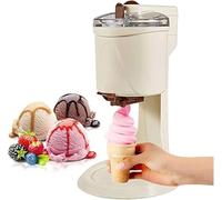 Household Ice Cream Machine, 1L Soft Serve Maker for Home, Bar, Cafe - Mini Fruit Soft Ice Cream Machine
