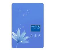 Household Instant Electric Shower Speed Hot Shower Bath Induction Heater Electric Hot Water Heater Water Heating 1pc(Blu)