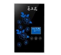 Household Instant Electric Shower Speed Hot Shower Bath Induction Heater Electric Hot Water Heater Water Heating 1pc(Nero)