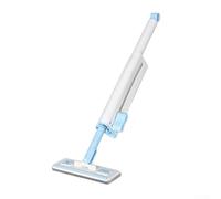 Household Kitchen Mini Mop HandsFree Operation with Washable Pads for Cleaning Tile Hardwood and Laminate Floors and Compact Storage (B)