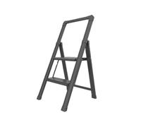 Household Ladder, 2-Step Ladder, Slim, Foldable, Steps, Platform, Drabest