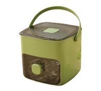 Household Layer Ice with Drawer Portable Type Maker for Effortless Storage Large Freezer (Green, One Size)
